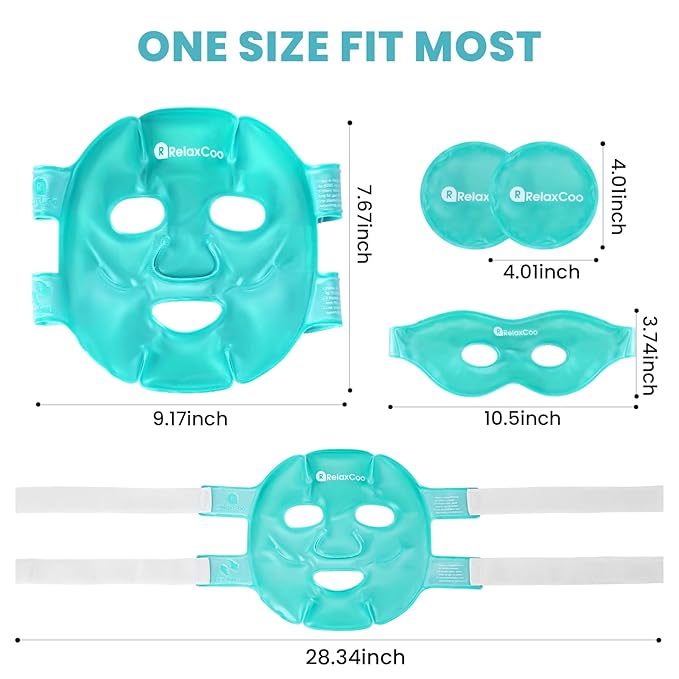 Ice face eye mask for
