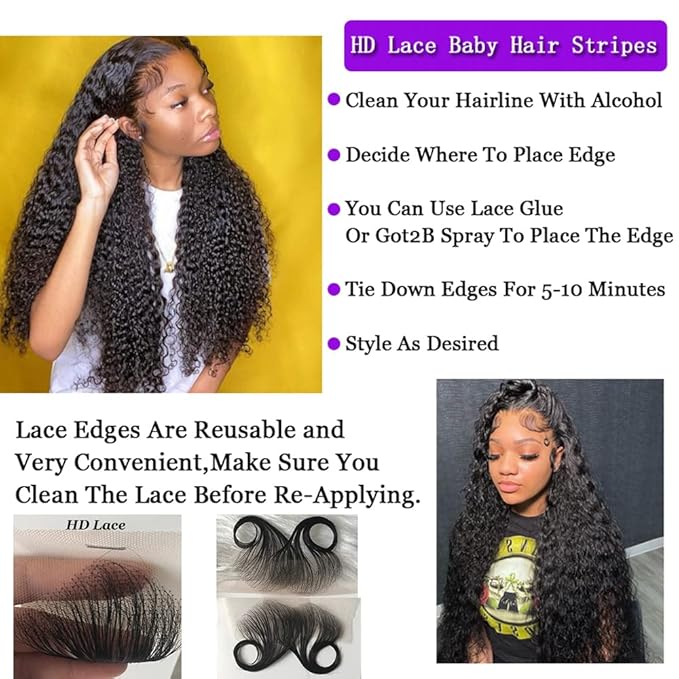 Swiss Lace HD Lace Hairline Real Human Virgin Hair 4Pcs Natural Color