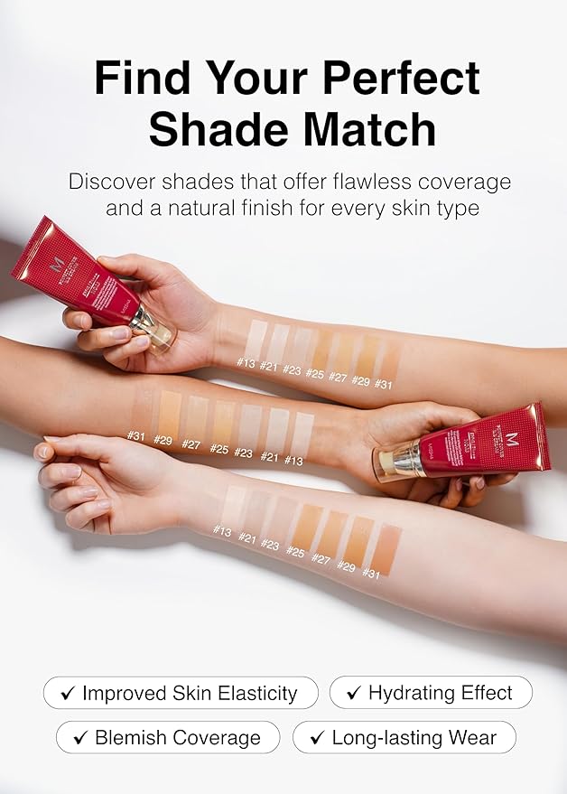 MISSHA M Perfect Cover BB Cream Dual Pack No.23 Natural Beige -Light/Medium with Cool/Neutral Undertone SPF 42 PA +++ 1.69 Fl Oz - Tinted Moisturizer with SPF