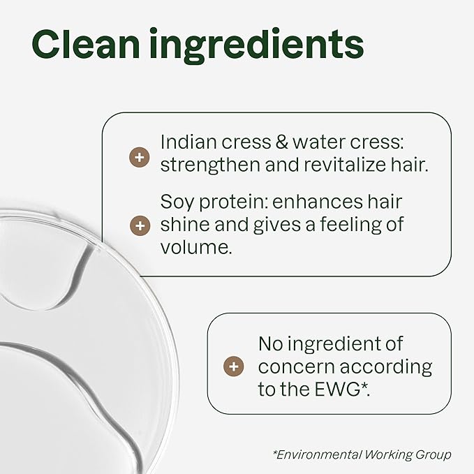 ATTITUDE Volumizing Hair Shampoo with Essential Oils, EWG Verified, Plant and Mineral-Based Ingredients, Vegan Beauty Products, Petitgrain and Jasmine, Bulk Refill, 67.6 Fl Oz