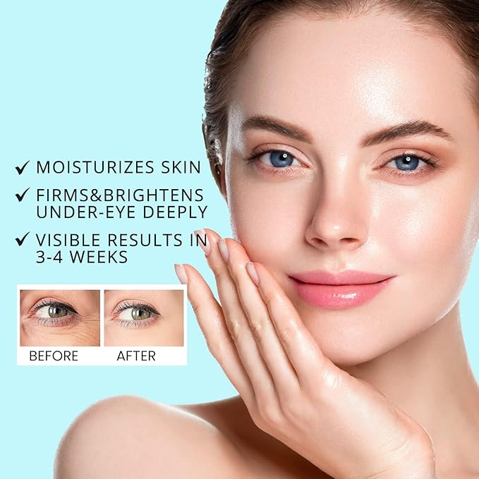 Retinol Under Eye Stick Balm: Cooling Eye Cream for Dark Circles Fine Lines Puffiness, Anti Wrinkle Hydrating Face Skincare in 3-4 Weeks