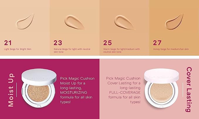 MISSHA Magic Cushion Foundation No.21 (2 Pack) Light Skin Types