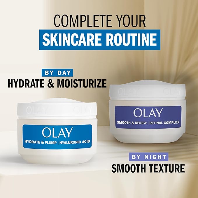 Olay Plump & Hydrate Hyaluronic Gel Face Moisturizer, 2 oz Fragrance Free Hydrating Gel Moisturizer for Dry Skin with Hyaluronic Acid and Niacinamide, Recyclable Eco Jar Packaging