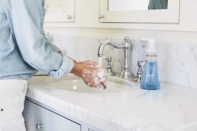 Method Foaming Hand Soap Refill, Sea Minerals, Biodegradable Formula, 28 Fl Oz (Pack of 6)