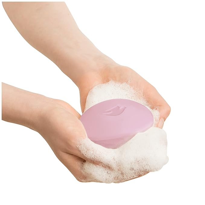 Dove Beauty Bar Soap Rejuvenating Pomegranate & Hibiscus Tea 6 Count for Revitalized Skin, Refreshes Skin 3.75 oz