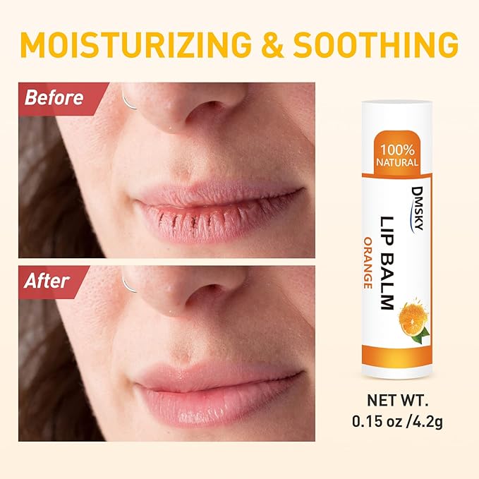 DMSKY 90 Pack Lip Balm, Natural
