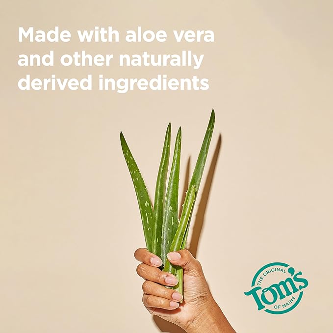 Tom's of Maine Coconut Mango Aluminum Free Natural Deodorant For Women & Men | Goes on Clear | Odor & Wetness Protection | Naturally Derived and Moisture-Locking Ingredients | 3.25 oz (2 Pack)