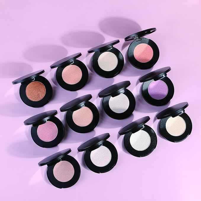 Face Highlighter Powder Palette, Glossy Glitter Illuminator Powder, Highlighter 11