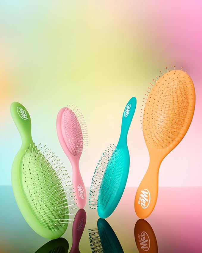 Wet Brush Original Detangler, Pink Drink (Summer Quencher), Ultra-Soft IntelliFlex Bristles Glide Through Tangles, Detangling Hair Brush (Wet & Dry), Women & Men, Limited Edition