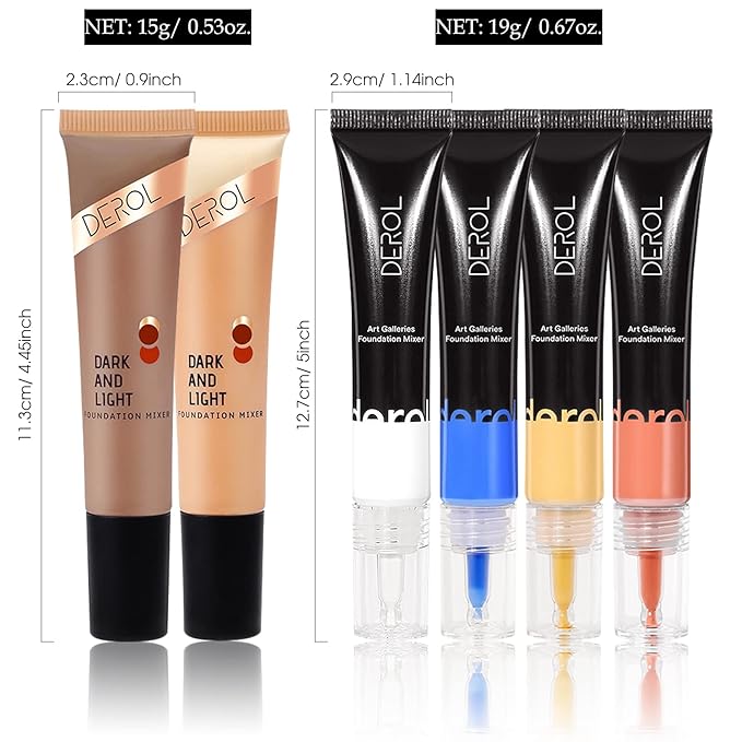 Dark Caramel Foundation Mixing Pigment for Adjusting Shade (Dark Caramel)
