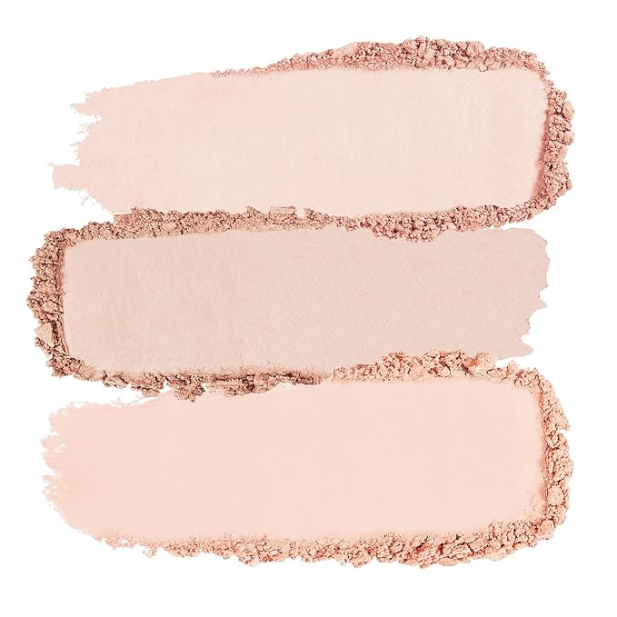 3 Colors Blush Palette For Cheek Makeup, Matte Sunset Orange, 0.37Oz