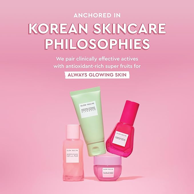 Glow Recipe Watermelon Niacinamide Dew Drops - Brightening, Plumping Hydrating Face Serum, Makeup Primer + Liquid Highlighter with Hyaluronic Acid - Dewy & Glowing Korean Skin Care (80ml)