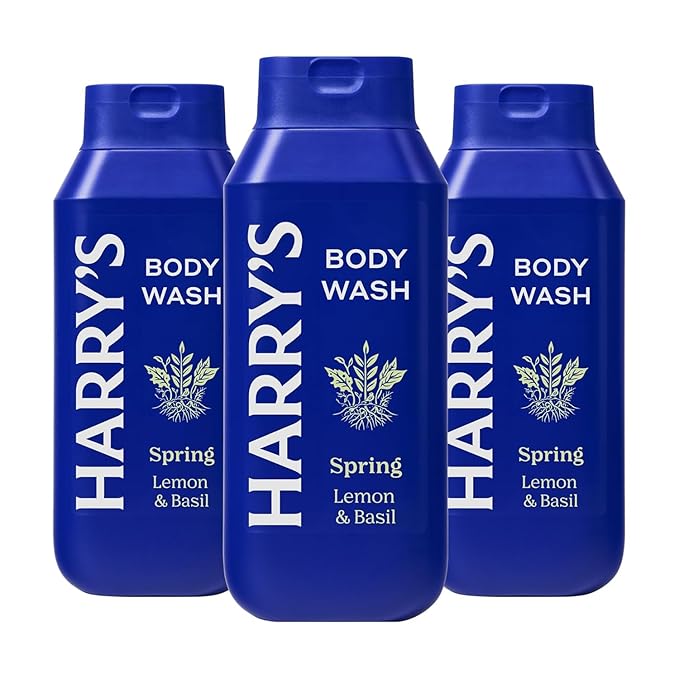 Harry's Men's Body Wash - Spring - (3 Pack) 18 fl oz - Shower Gel for Men - No Parabens, Sulfates, or Dyes
