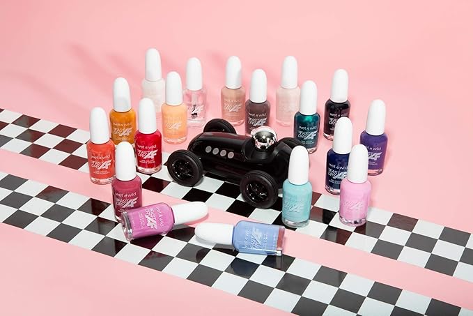 wet n wild Fast Dry AF Nail Polish Color, Purple Married Into Royalty | Quick Drying - 40 Seconds | Long Lasting - 5 Days, Shine (Pack of 2)