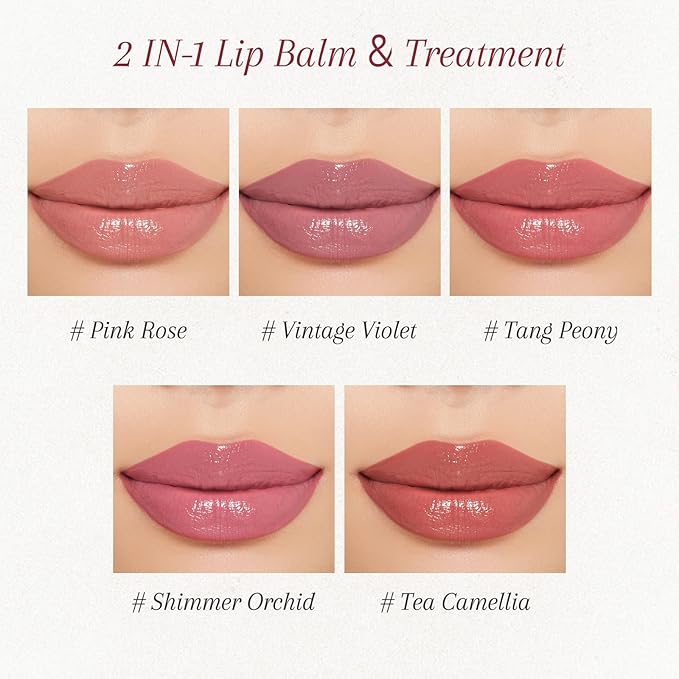 Tinted Lip Balm Plumper, Glossy, Pump Lips, Lightweight, Moisturize & Tint with Jojoba Seed Oil, Vegan Lip Balm Lip Care Present, Garden