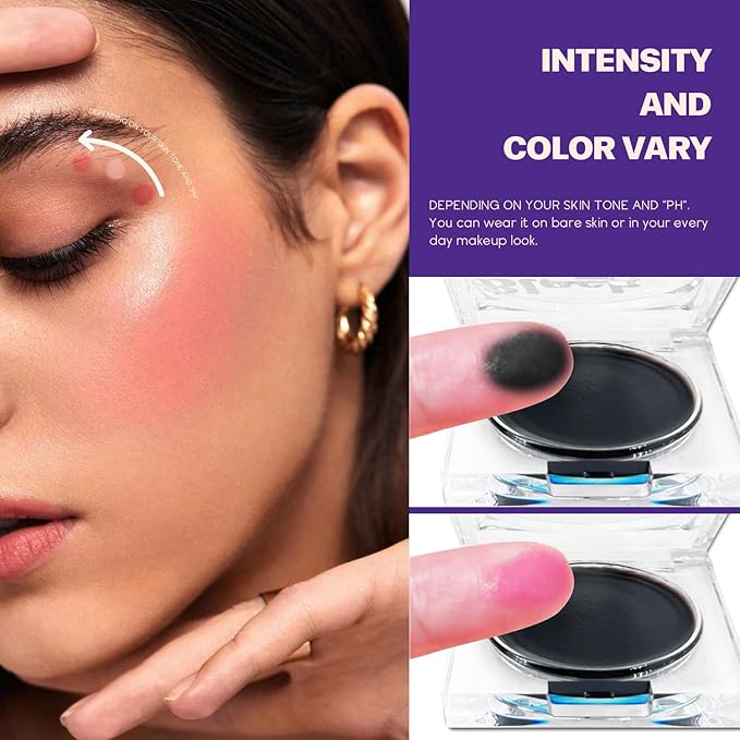 VANERIA Color Changing Blush,Ph Reacting Creme Blush,Pink Blush Stick Waterproof,Vegan,Cruelty-Free,/0.18oz 5g