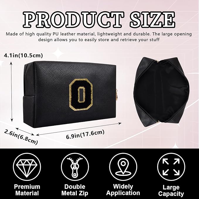 Personalized initial letter patch makeup