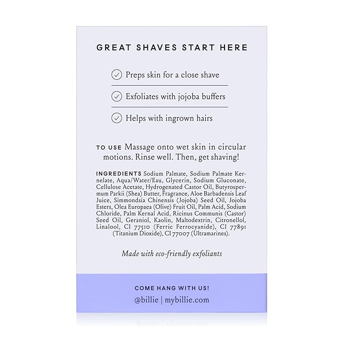 Billie Body Buffer - Pre-shave Exfoliating Bar - 3.5 oz