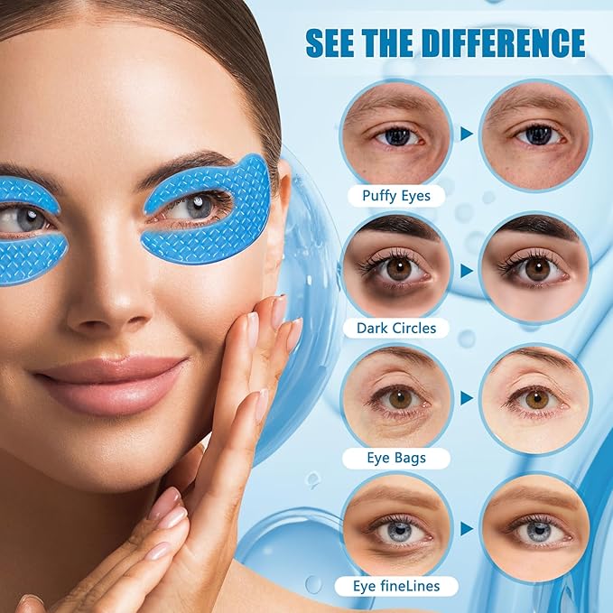Under eye patchs - blue