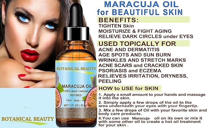 MARACUJA OIL 100% Pure Natural Cold Pressed Undiluted 15 ml