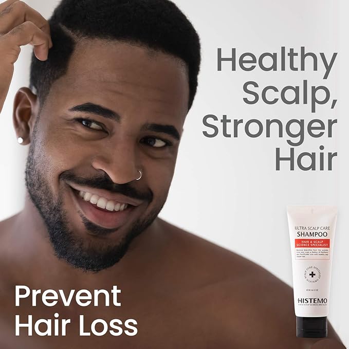 Ultra Scalp Care Shampoo: DHT Blocking Hair Restoration, Growth Promoter with Biotin for Men & Women, Prevents Loss on Oily or Colored Hair (3 oz)