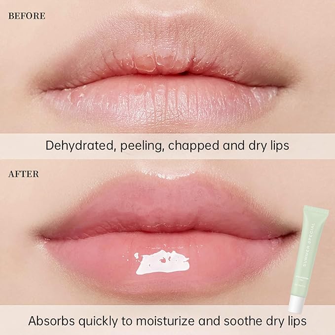 Summer Special Lip Butter Balm - Ultra-Hydrating, Nourishing Lip Care with Natural Ingredients, Shea Butter & Olive Butter, Soothes & Softens Dry Lips (4PCS, 0.5 Fl Oz (Pack of 4))