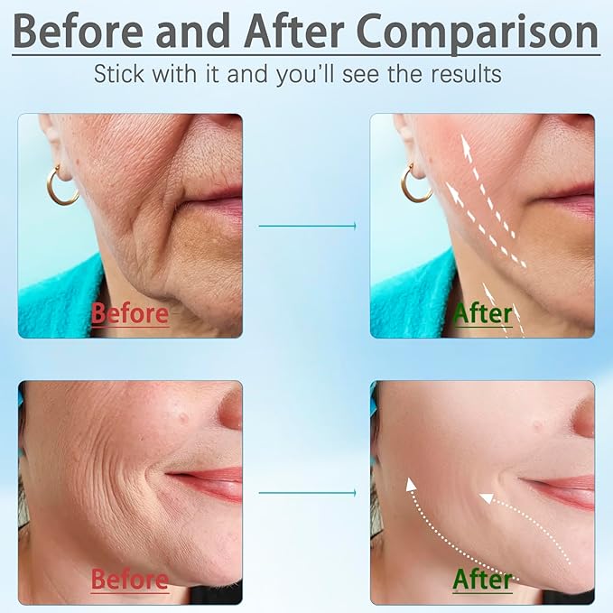 JURP Face and Neck Massager, 3 Color Led Face Neck Massager, Multifunctional Facial Skin Care Tool, Ideal for Home Skin Care