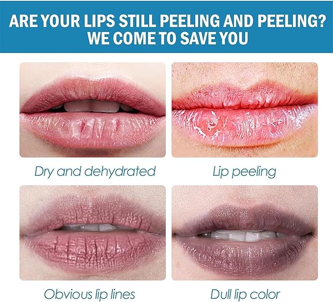 2PCS Glossy Pink Lip Balm dark