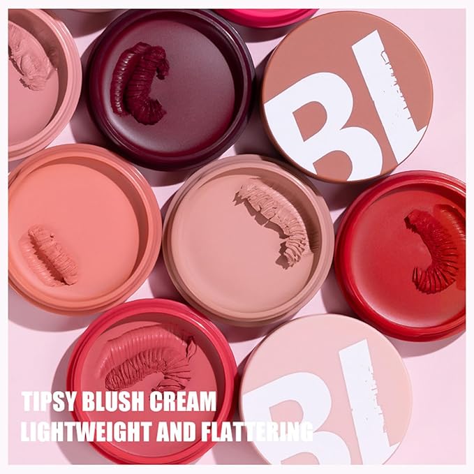 MAEPEOR Cream Blush 9 Color Smooth High-Pigmented Buildable