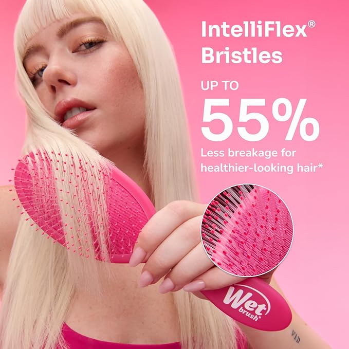 Wet Brush Original Detangler Hair Brush, Blue (Desert Afterglow), Ultra-Soft IntelliFlex Bristles, Detangling Bristles Glide Through Tangles (Wet Dry & Damaged Hair), Women & Men (2 Pack)