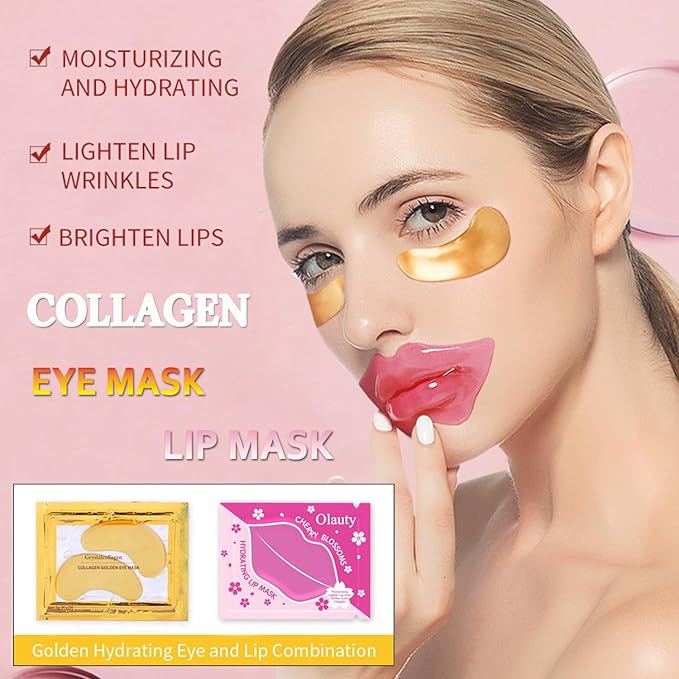 20 pairs 24k gold eye