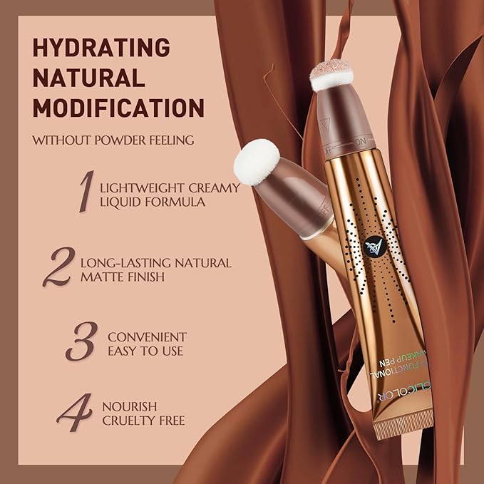 3PCS,Contour Stick bronzer,Liquid Blush,Highlighter,Long Lasting Smooth Lightweight Beauty 1.27fl oz