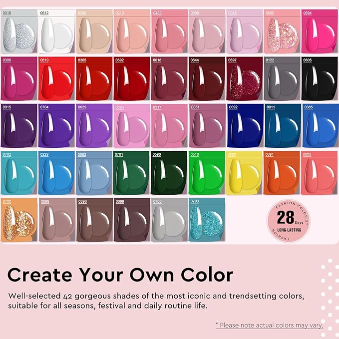 Mefa 47 pcs gel nail