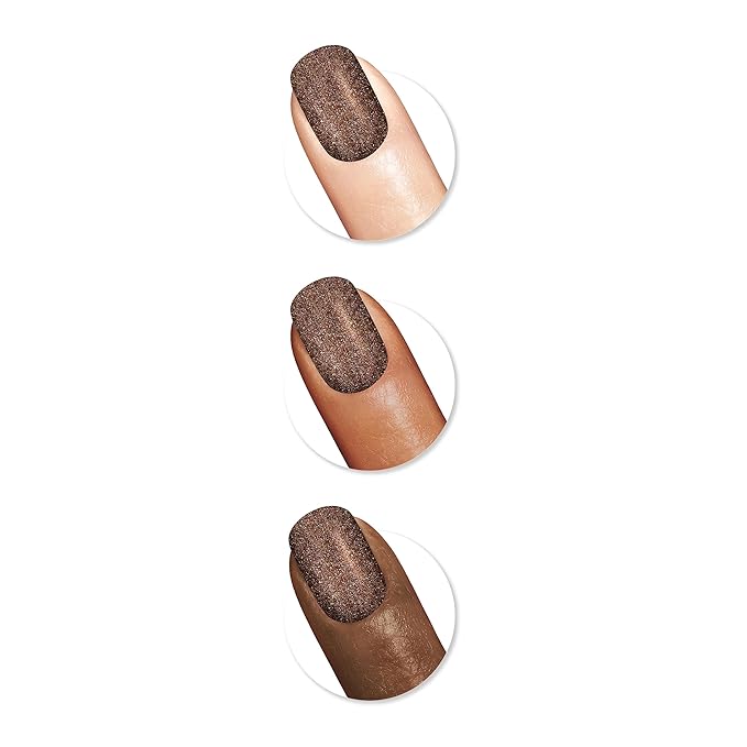Sally Hansen Miracle Gel™, Holiday Dreams Crumb True, Long Lasting, Gel-Like Formula, No UV Lamp Needed, Brown Glitter Nail Polish (Pack of 5)