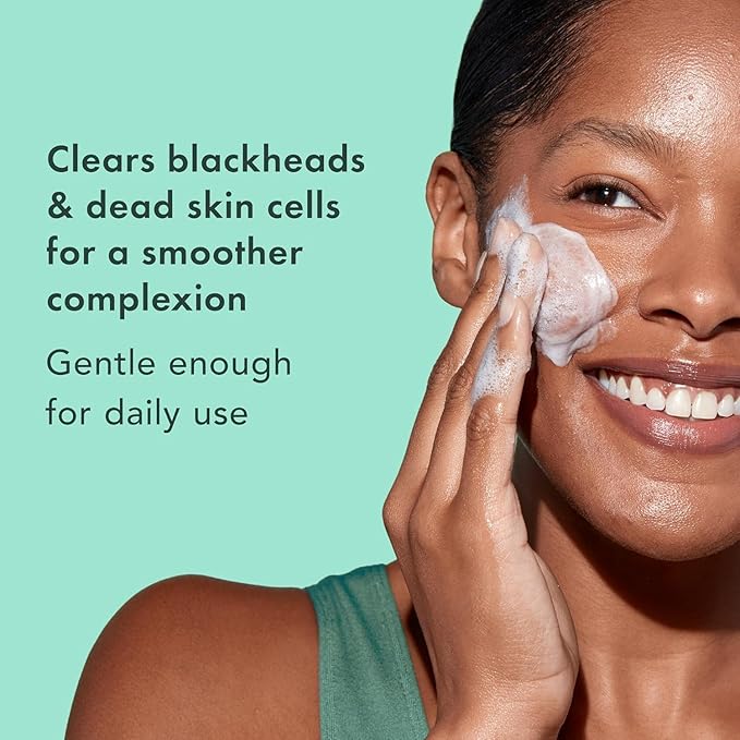 Rael Miracle Clear Face Wash – Gentle Exfoliating Cleanser with Succinic Acid & Minerals, Hydrating Formula for Daily Use, Ideal for Acne-Prone, Dry, Sensitive & Oily Skin, Vegan (5 fl oz)