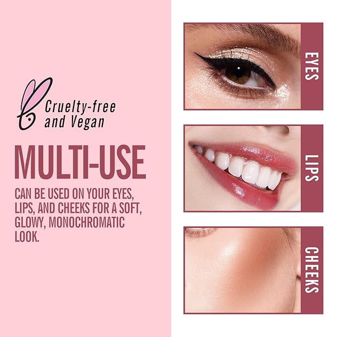 KIMUSE Multi Stick Trio Face Makeup, Cream Blush All Skin