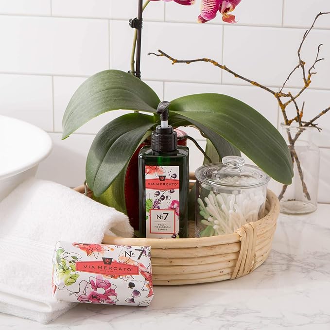 Liquid Soap, Shea Butter Enriched (12 oz), No. 7 - Peach, Fig Blossom & Rose