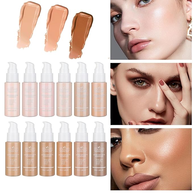 Flawless Matte Liquid Foundation Makeup, Vegan & Cruelty-Free, (04, ) 30ml