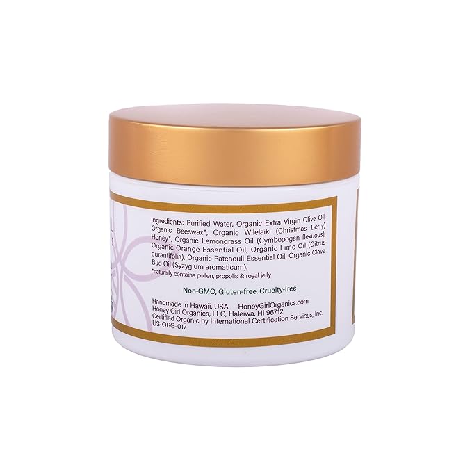 Honey Girl Organics Body Creme, 4.0 Fluid Ounce