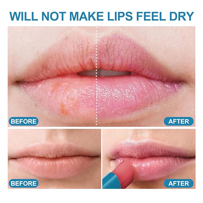 2Pcs Sheer Strength Hydrating Lip Tint, Natural Ingredients Lip