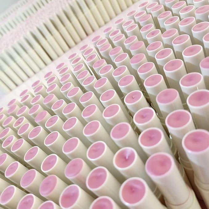 2PCS Handmade Plant lip balm Pink