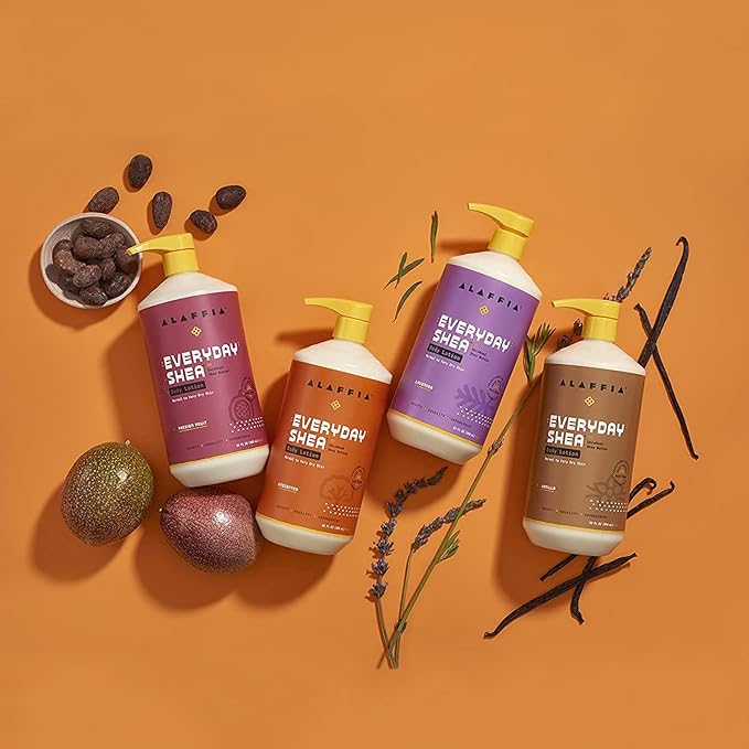 Alaffia EveryDay Shea Conditioner, Moisturizes, Restores and Protects. Made with Fair Trade Shea Butter, Cruelty Free, No Parabens, Vegan, Unscented 32 Fl Oz