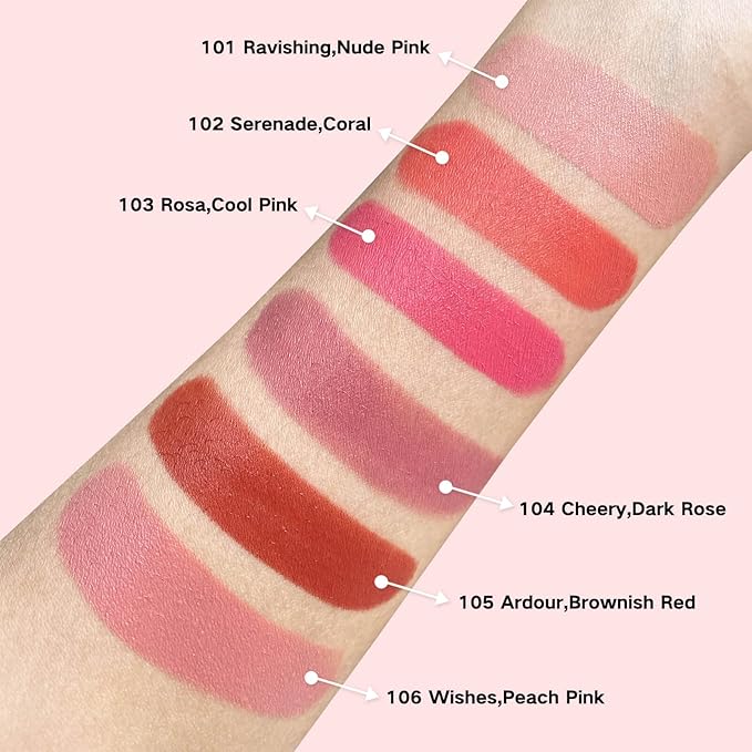 Blush Beauty Wand,Matte Face Blush Contour Wand with