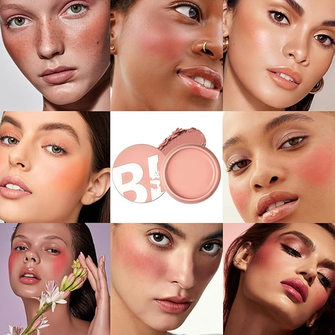 MAEPEOR Cream Blush 9 Color Smooth High-Pigmented Buildable