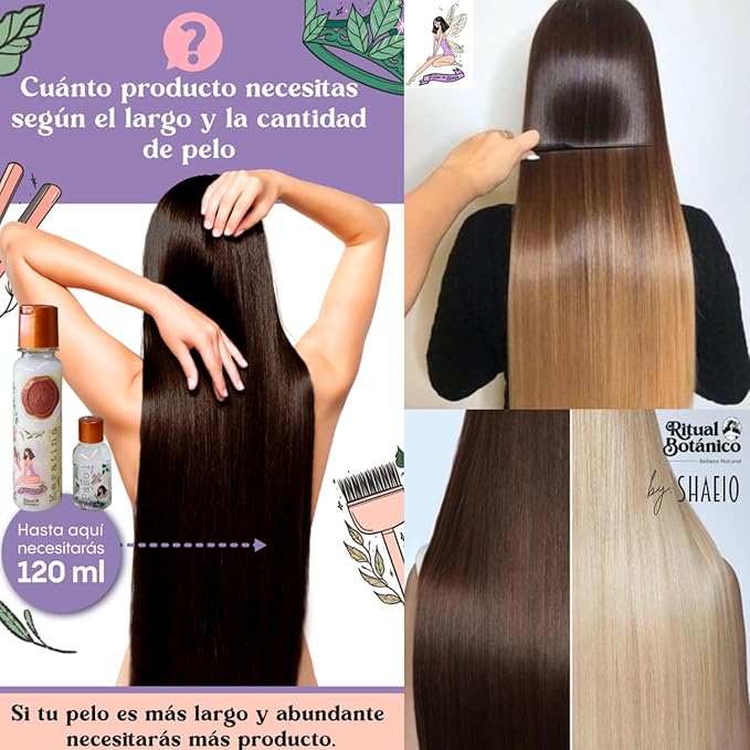 RITUAL BOTANICO Colombian Organic Keratin - 250 ML. Vegan Keratin Hair Mask with 12 Natural Oils and Amino Acids for Smoothing Hair