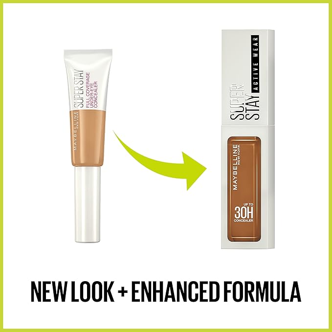 Maybelline Super Stay Liquid Concealer Makeup, Full Coverage Concealer, Up to 30 Hour Wear, Transfer Resistant, Natural Matte Finish, Oil-free, Available in 16 Shades, 05, 1 Count
