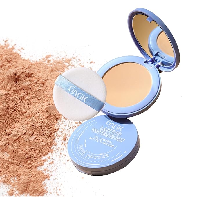 Oil Control Pressed Powder, Matte Smooth Face Setting (BEIGE 3#)