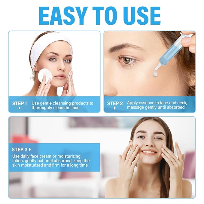 Stem Cell Serum for Face, Microneedling Serum Makes Skin Feel Firmer, Stem Cells Strengthens and Moisturises Skin, Anti Aging Face Essence to Use with and Without MicroNeedling