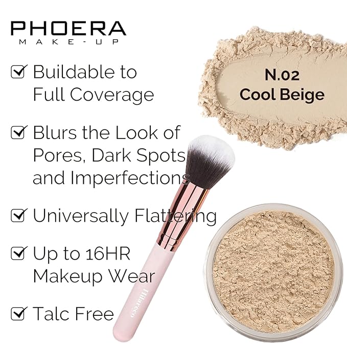 PHOERA Foundation,Full Coverage Foundation,PHOERA Primer,PHOERA Powder,PHOERA Concealer PHOERA 105 Sand)