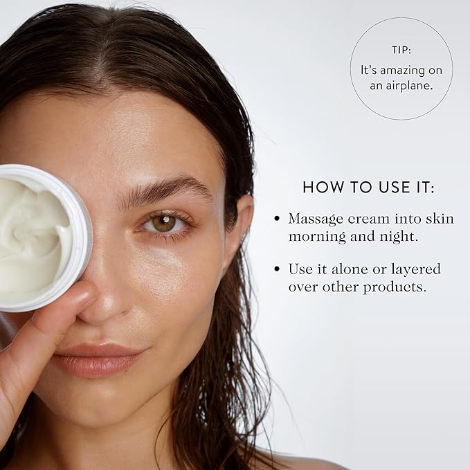 goop Beauty Nourishing Face Cream | Improves Firmness, Elasticity, & Brightness | Botanicals, Ceramides, & Squalane | Anti Wrinkle Moisturizer | 1.7 fl oz